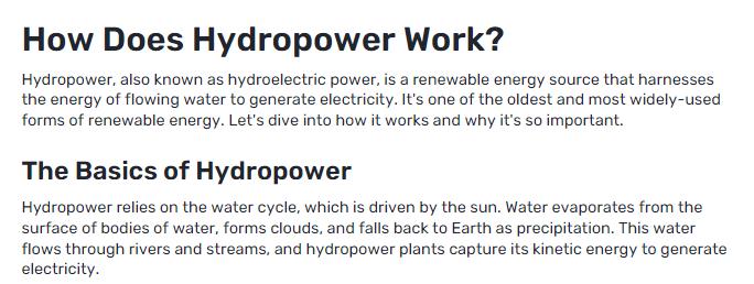 What Are the Environmental and Economic Benefits of Using Hydropower?